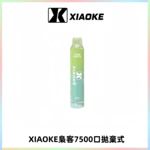 XIAOKE梟客7500Puffs跑馬燈拋棄式電子煙 可發光一次性